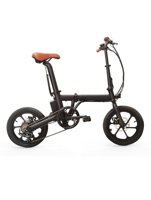 Aluminum Alloy Folding Electric Bicycle Retro Style Electric Portable Adult Scooter Mini E Bike